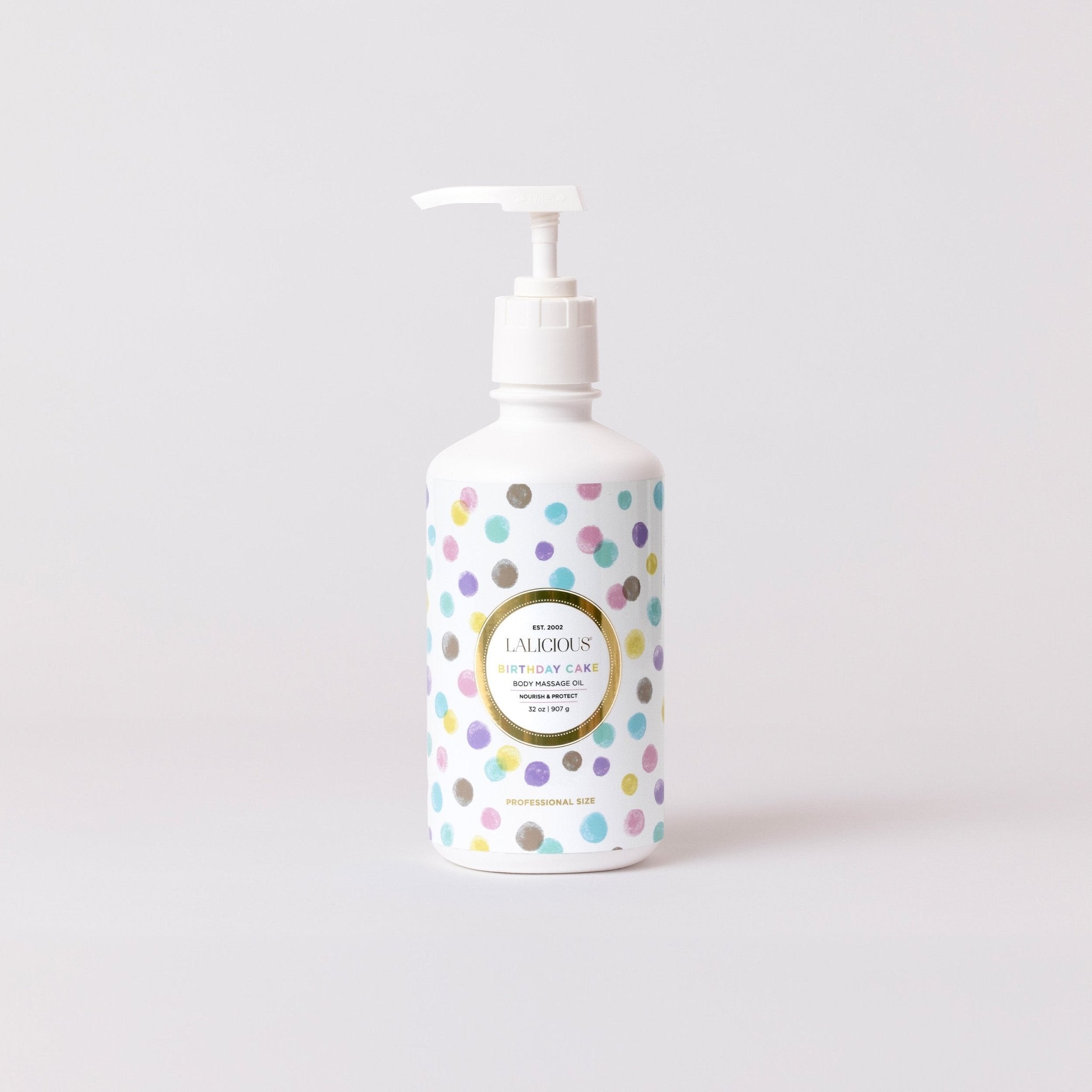 Birthday Cake Body Oil 32oz Bottle - LALICIOUS