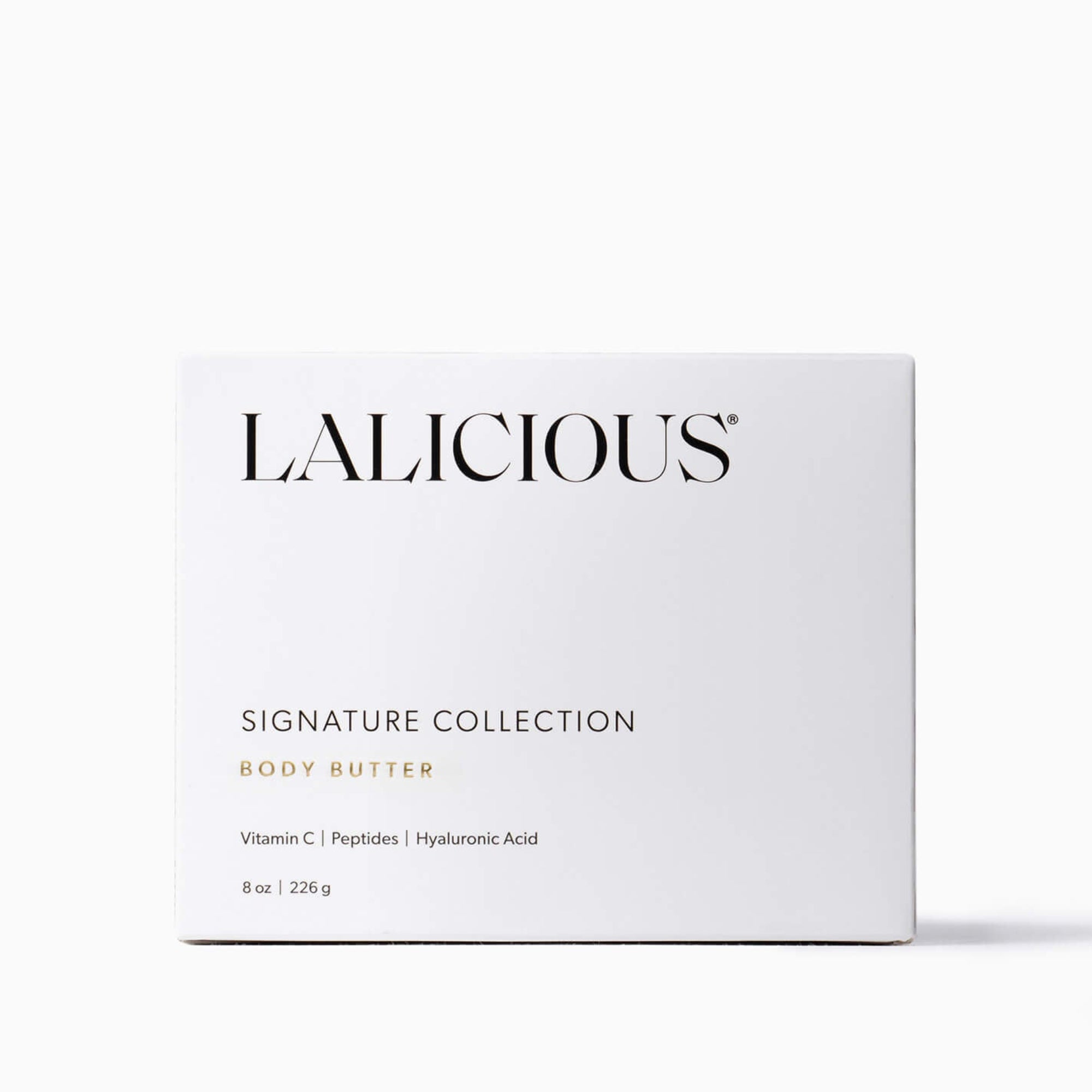 The Signature Collection Body Butter box on a white background- LALICIOUS