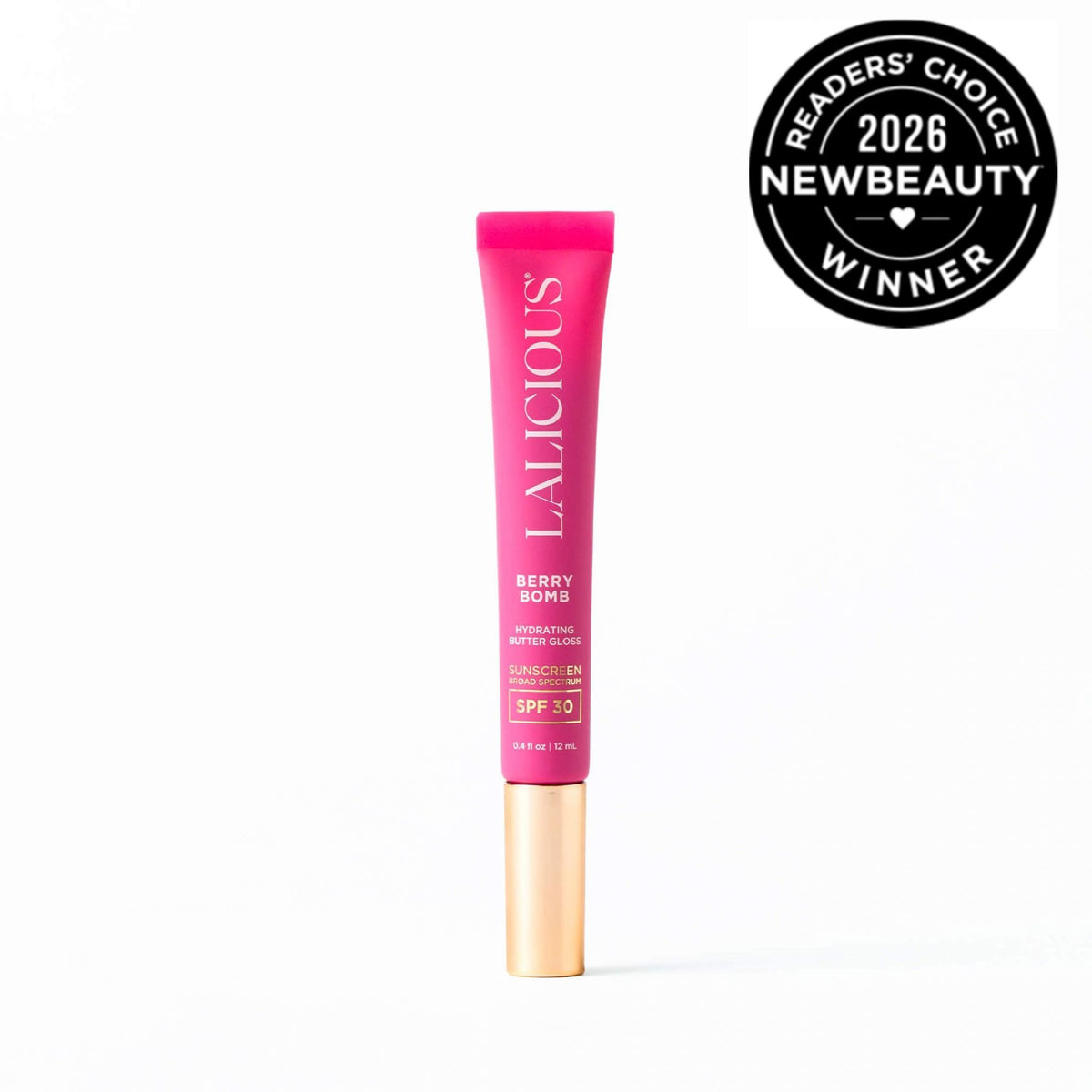 Hydrating Butter Gloss SPF 30 Berry Bomb - LALICIOUS