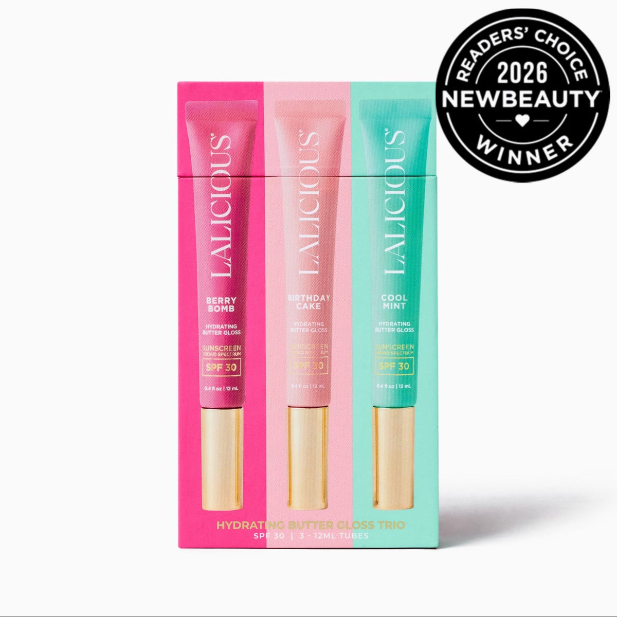 Butter Gloss SPF 30- Lip Trio - LALICIOUS