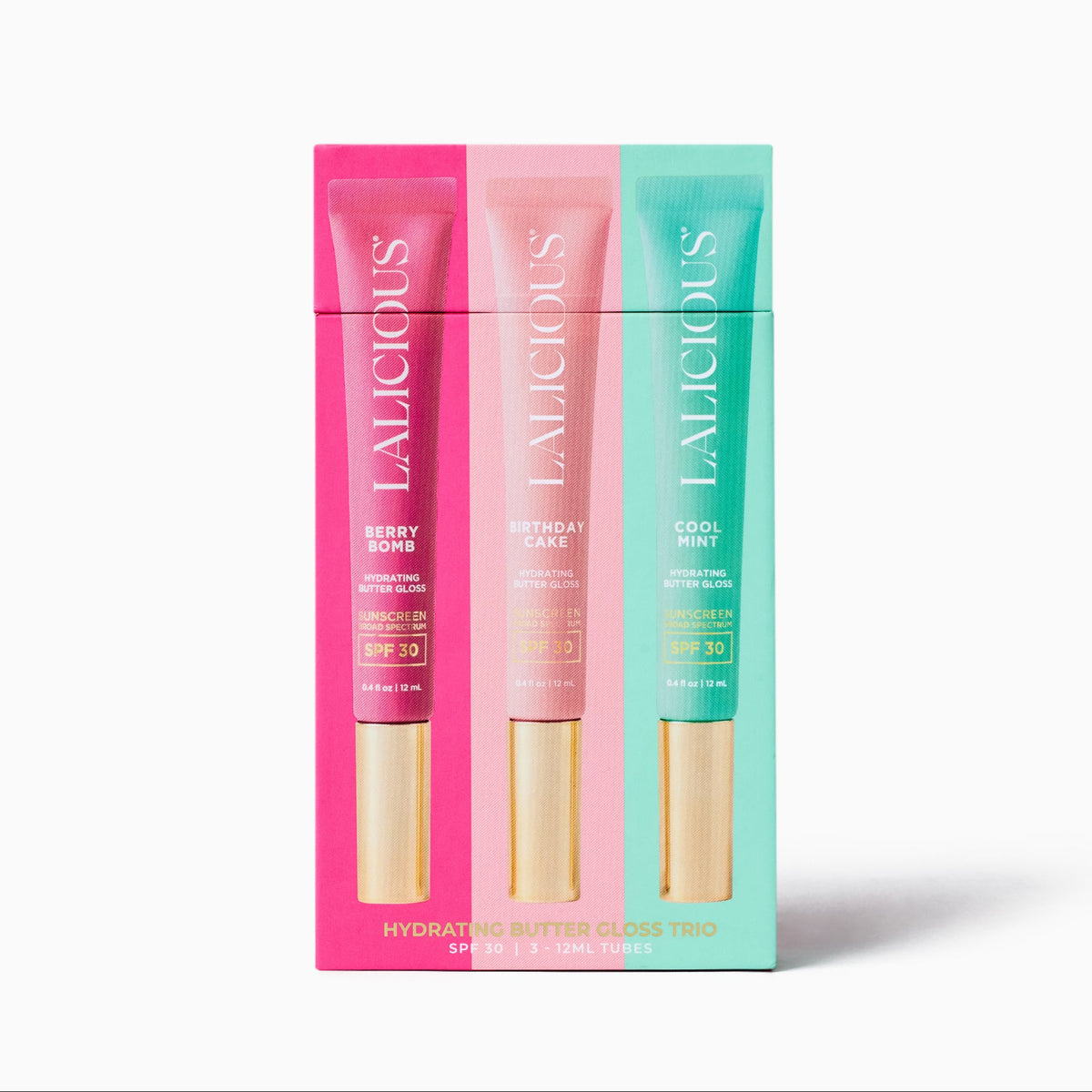 Butter Gloss SPF 30- Lip Trio - LALICIOUS