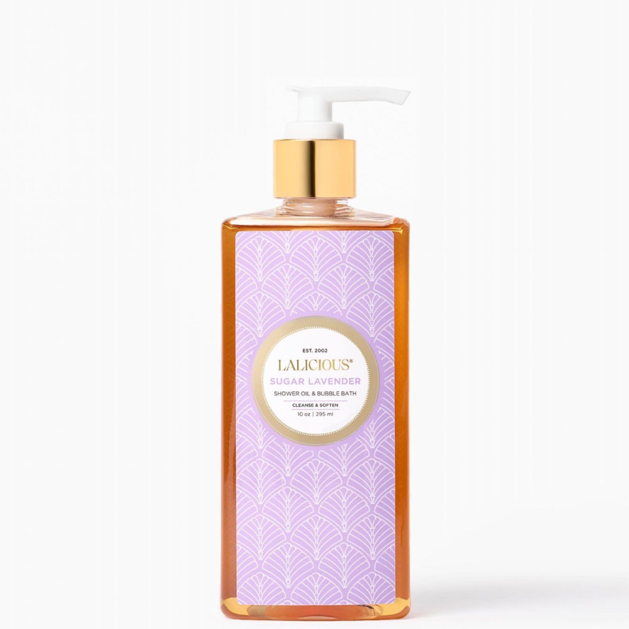 Sugar Lavender Shower Oil & Bubble Bath - LALICIOUS
