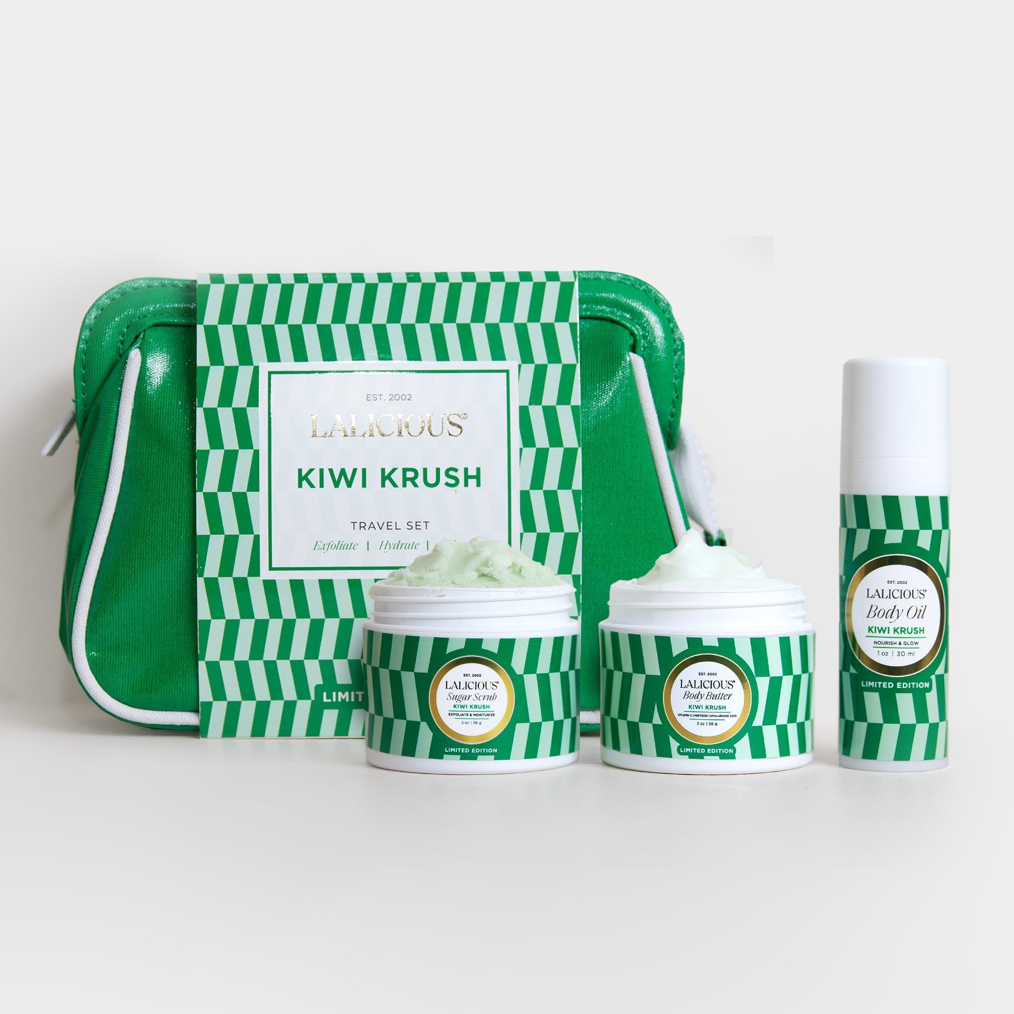 Kiwi Krush Travel Set - LALICIOUS