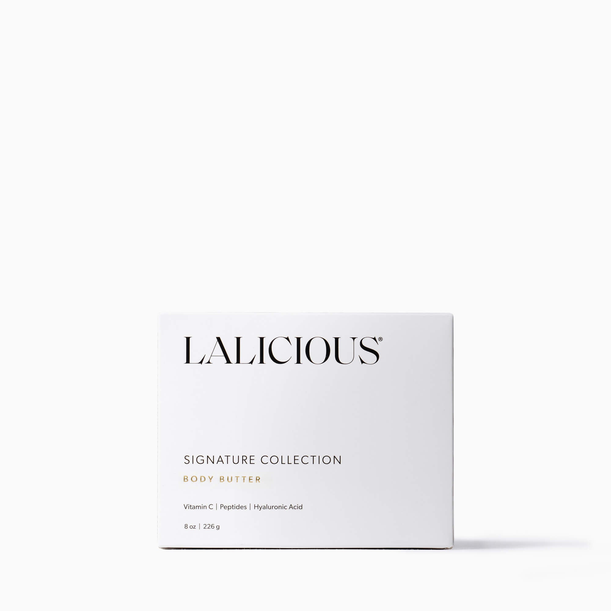The Signature Collection Body Butter box on a white background- LALICIOUS