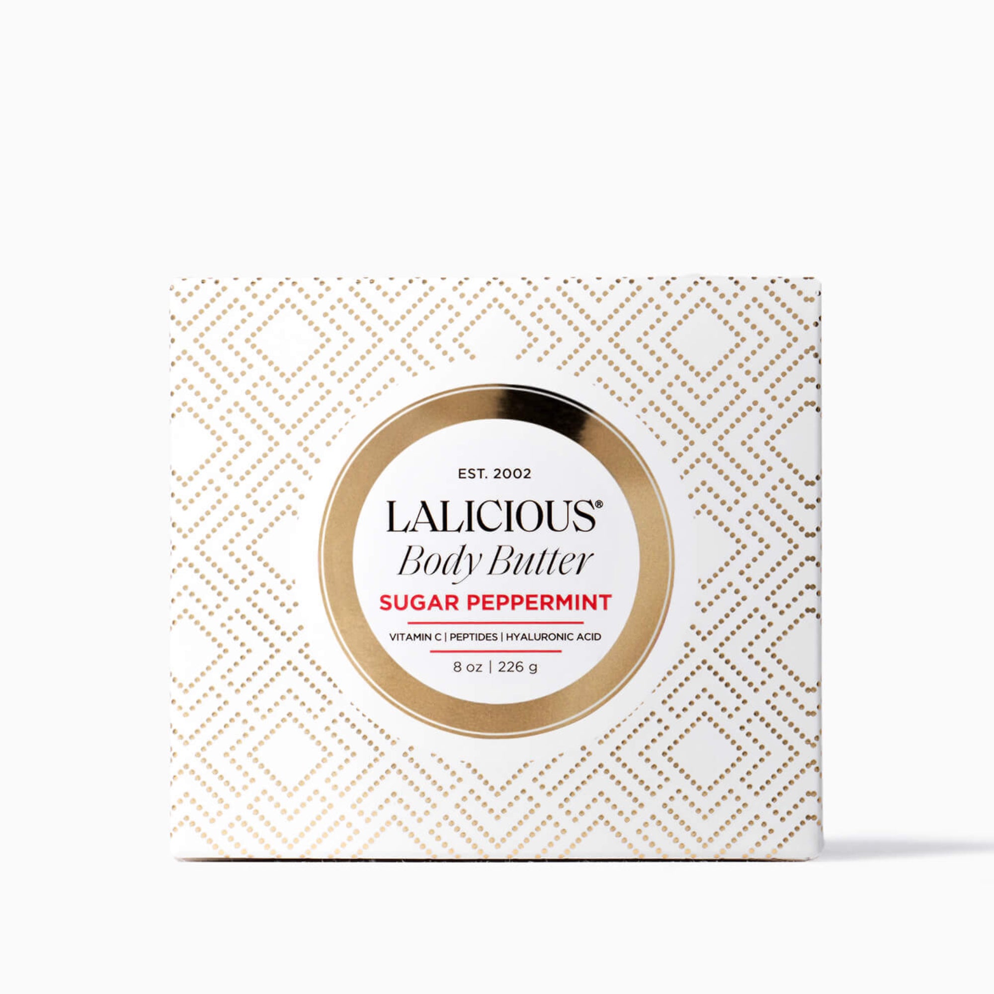 Sugar Peppermint Body Butter Box on a white background - LALICIOUS