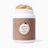 Value Size 68oz Brown Sugar Vanilla Sugar Scrub  with no cap on a white background- LALICIOUS