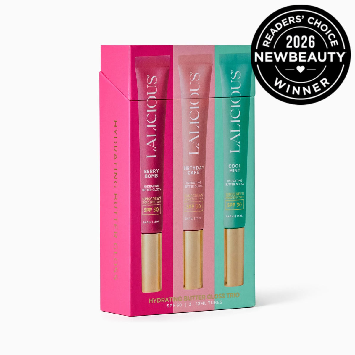 Butter Gloss SPF 30- Lip Trio - LALICIOUS