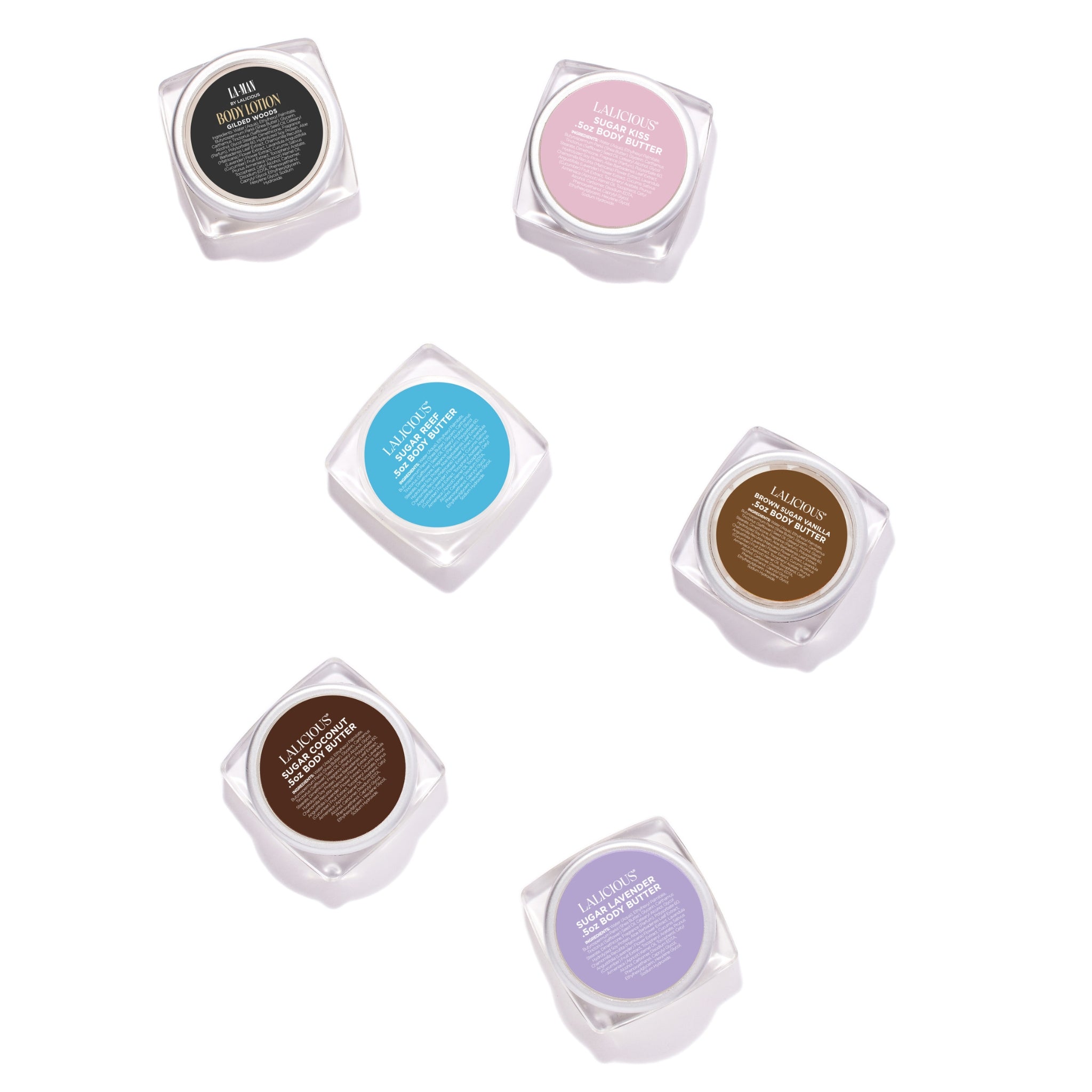 Deluxe Body Butter Sample Set-LALICIOUS