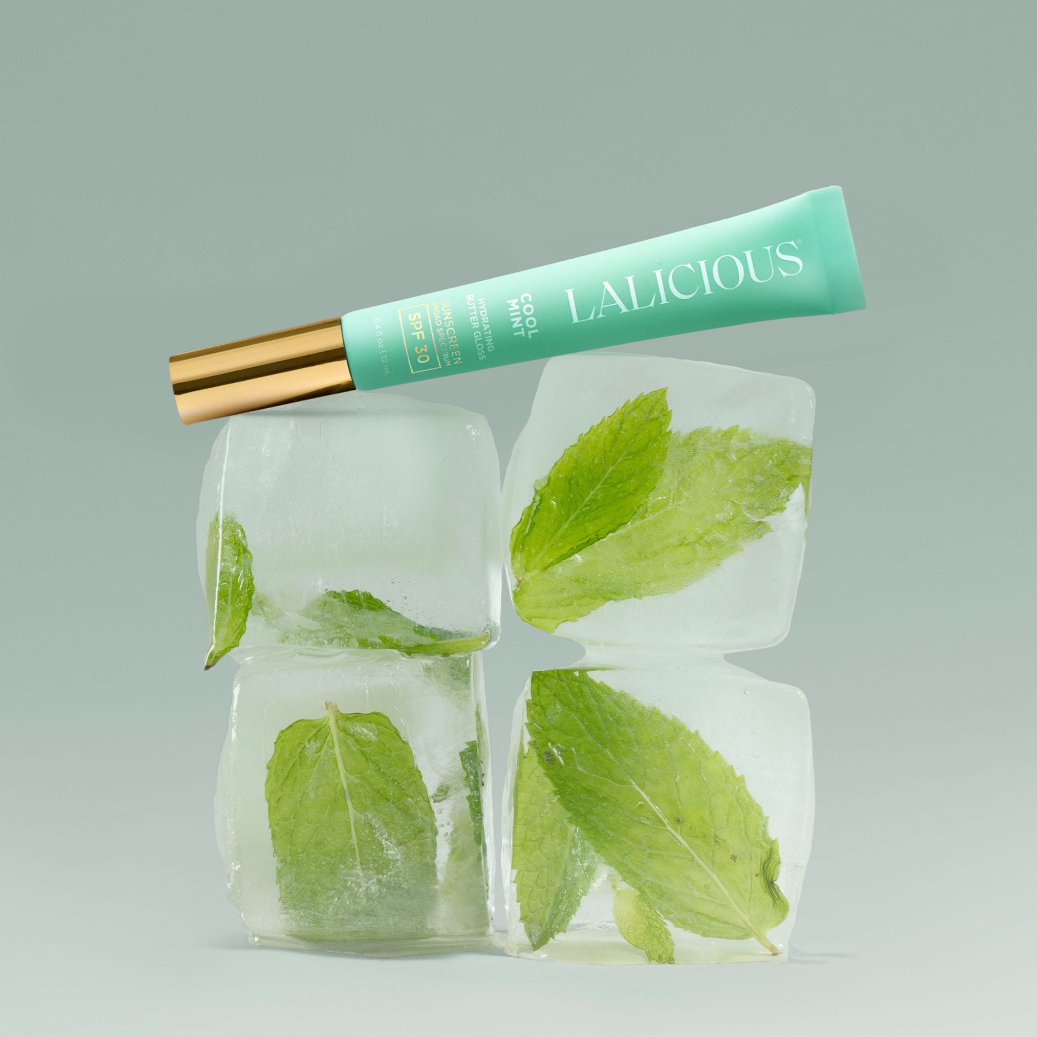 Hydrating Butter Gloss SPF30 Cool Mint - LALICIOUS