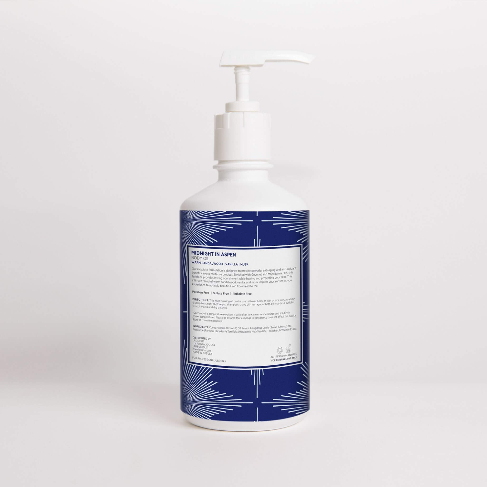 Midnight in Aspen Body Oil - LALICIOUS