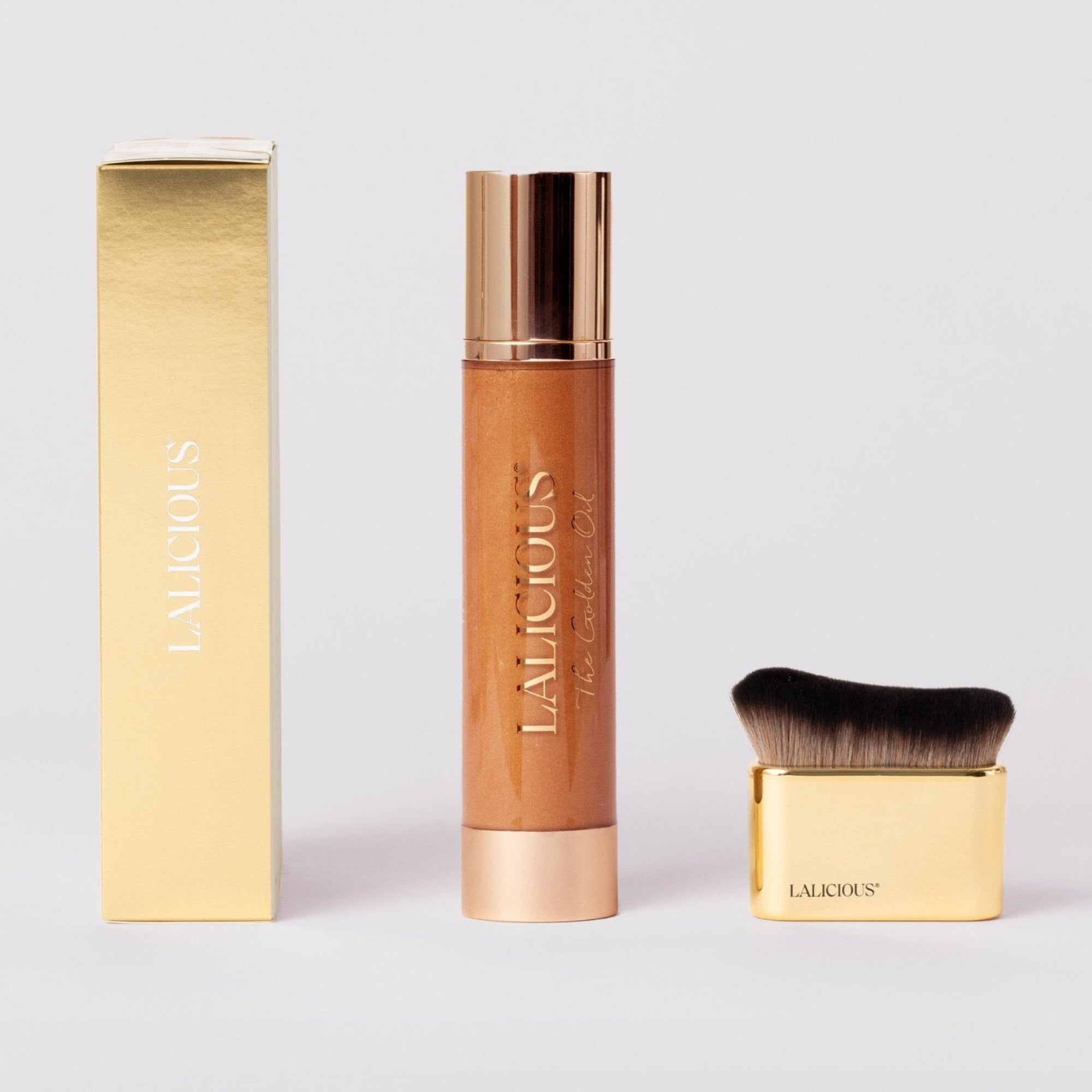 Golden Hour Duo Box, Brush and Golden Oil - LALICIOUS