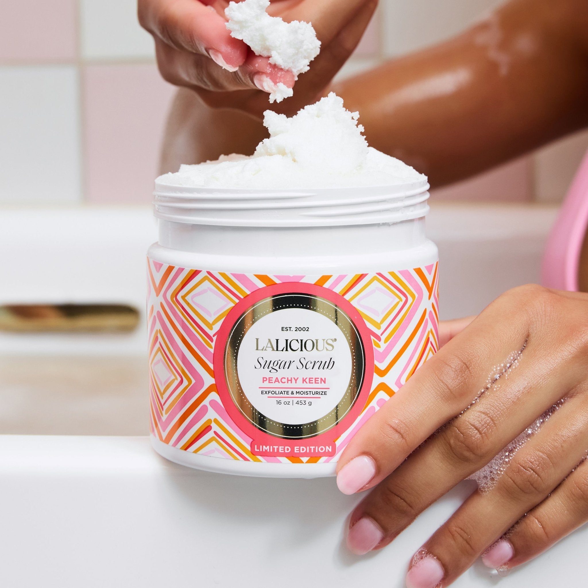 Peachy Keen Sugar Scrub - LALICIOUS